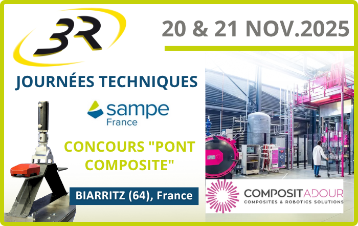 3R sponsor concours pont journées techniques SAMPE à compositadour