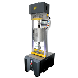 machine de fluage électromécanique double axe avec four fond transparent