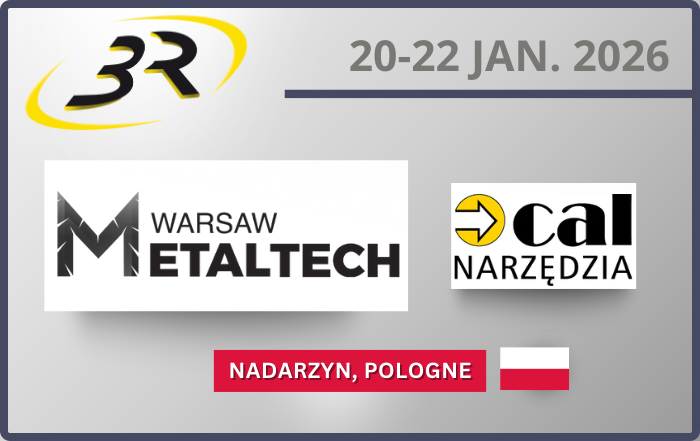 3r sur le salon WARSAW METALTECH 2026 en Pologne